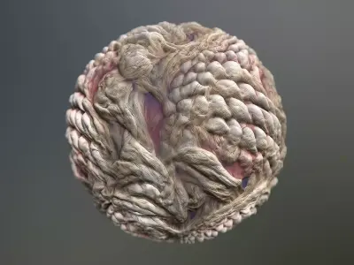 Material Skin Monster 34 Seamless PBR Texture Texture