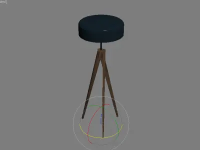 Madison Tripod Floor Lamp Low-poly 3D model