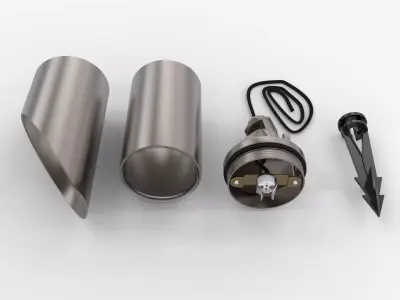 outdoor spotlight 3D model
