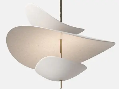 Antigone pendant chandelier by Elsa Foulon 3D model
