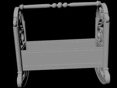  Lullaby bed 3D model