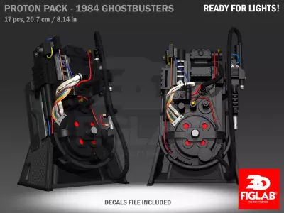 1984 GHOSTBUSTERS PROTON PACK 3D model