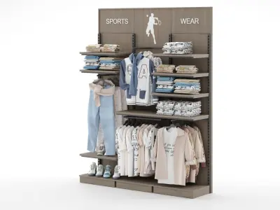 Sprots Clothestore Hanger 3D model