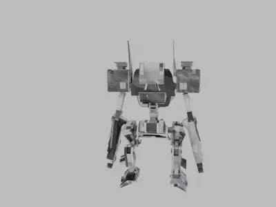 Robot Sci-Fi 3D model by ahmednabih