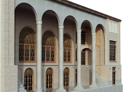 old turkishnikdel house set 149 Low-poly 3D model