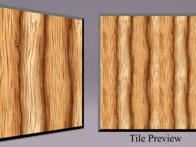 Cartoon Wood Textures Pack 36 - 10x PNG  Texture