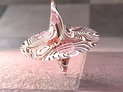 Spinning top 3D model