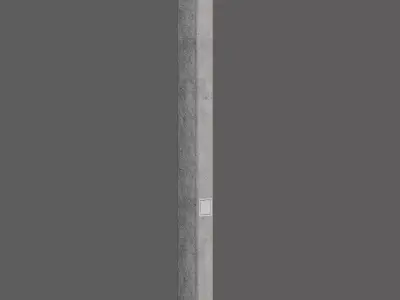 Power street pole  Low-poly 3D model