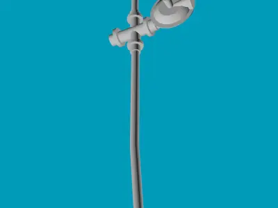 Gas regulator Low-poly 3D model