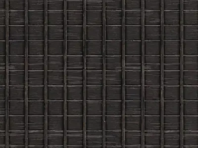 Rustic Reinforced Dark Wood PBR Seamless Texture
