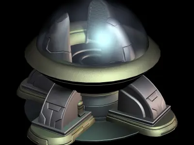 Building - Fleet Battery Generator 01 3D model