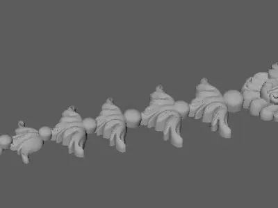 dekor ornament 3D model 82
