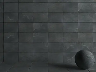 Stone Wall Tiles Mojo Anthracite 40x60 Texture