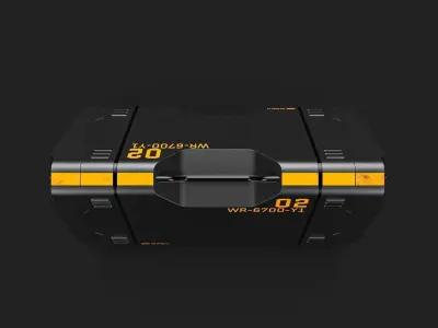 Sci-Fi Box-01 3D model