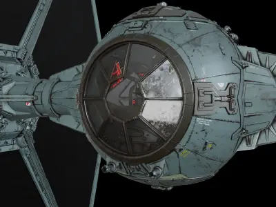 Star wars TIE Fighter 3D model