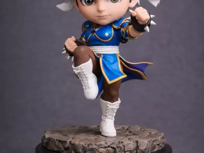Street Fighter Chibi STL Bundle  3D print model