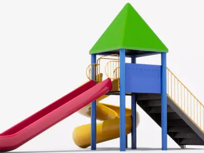 Playground Low-poly 3D model get