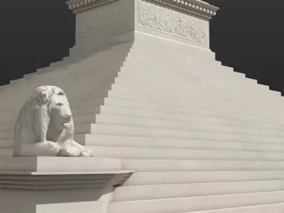 Mausoleum At Halicarnassus 3D model