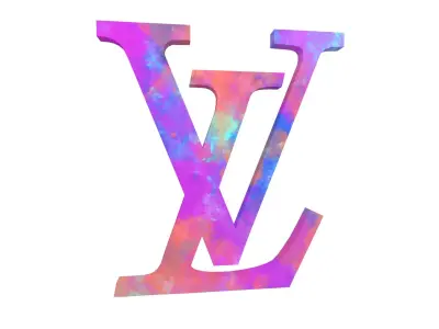 Louis Vuitton Logo v2 007 Free low-poly 3D model