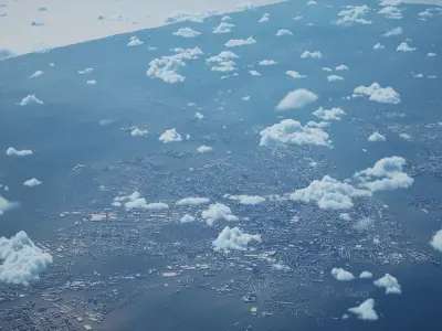 Novosibirsk Russia City Landscape 3D Model 3D model