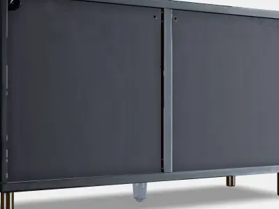 BESTA Storage combination with doors 17 Low-poly 3D model