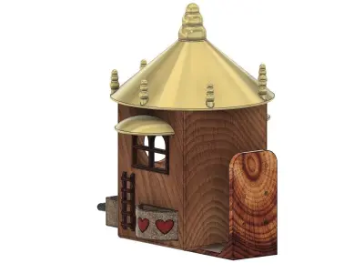 Bird House 3  3D print model
