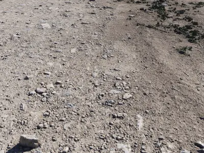 Ultra realistic Sandy Road Scan 2 3D model