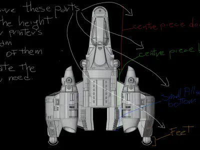Gunstar Toy from The Last Starfighter for 3D printing 3D print model