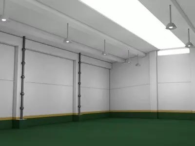 Sci Fi Warehouse  3D model