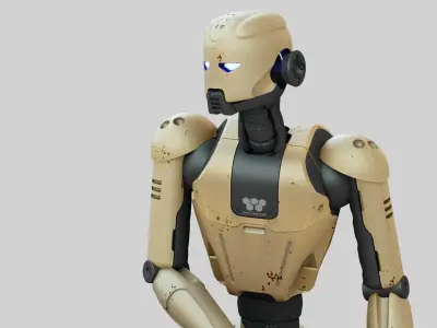 ANDROID JUNO RIGGED 3D model