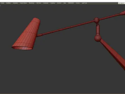 GENESIS SCONCE Low-poly 3D model