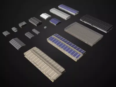 Warehouse pack 25K06 3D model