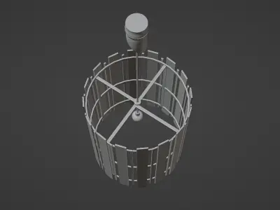 Modern light 2 3D model