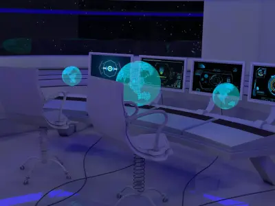 Sci Fi Room 3D model