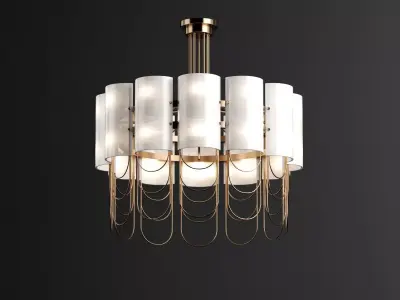 Ceiling light 3D model 36