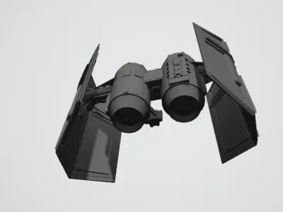 Star-Wars-tie-bomber star wars tie fighter 3D print model