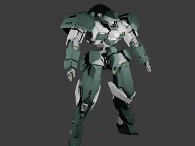 Emerald Striker 3D model