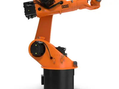  Kuka Robot KR 30-3 Rigged for C4D 