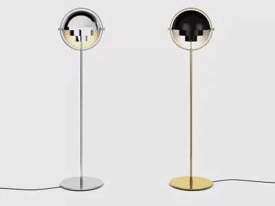 Multi Lite Floor Lamp 3D model