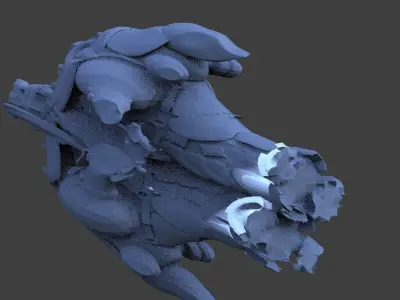 Prometheus Ship architecture 4 3D model