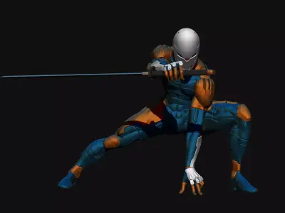 Gray Fox from Metal Gear Solid 3D print model