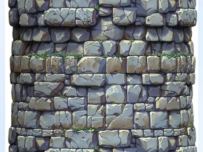 Stylized Wall Seamless Texture Texture 124