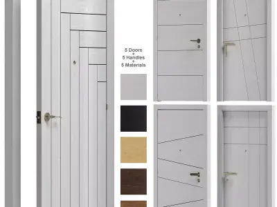 Interiors Doors 3 3D model