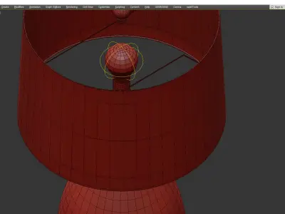  Elysian Table Lamp Low-poly 3D model