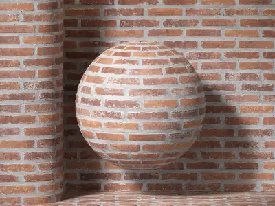 Old Brick Wall SMA 03 PBR Material Texture