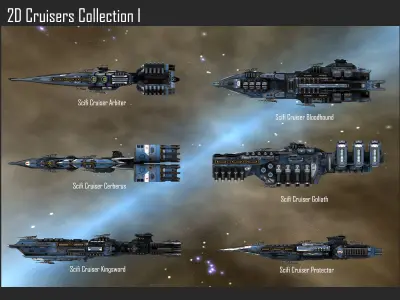 2D Cruiser Collection I Texture
