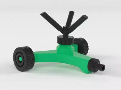 360 Degree Autorotation Sprinkler 3D model