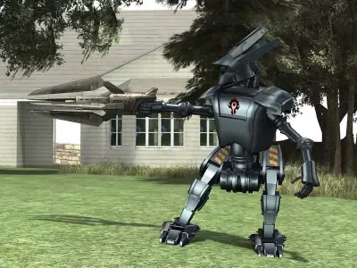 War Machine Robot for Unity 3D model