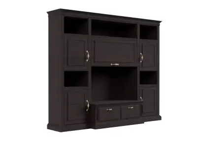 Modern Floor Cabinet Low-poly 3D model