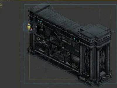 wall building 3D model purchase